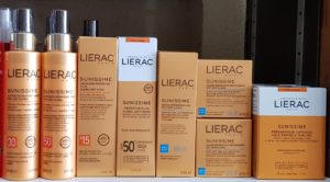 Creme solaire visage et corps Lierac promotions